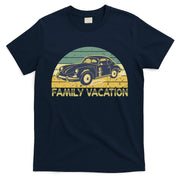 Vintage Retro Family Vacation Old Classic Car T-Shirt
