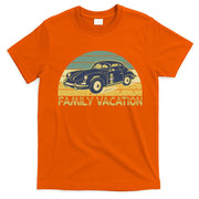 Vintage Retro Family Vacation Old Classic Car T-Shirt
