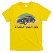 Vintage Retro Family Vacation Old Classic Car T-Shirt