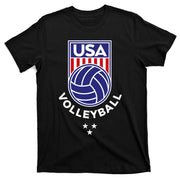 Volleyball USA Support The TeamUSA Flag Beach T-Shirt