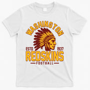 Vintage Washington Redskins Football Estd 1937 Sports Fan T-Shirt