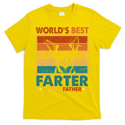 World's Best Farter I Mean Father Fathers Day Funny Dad Dog T-Shirt
