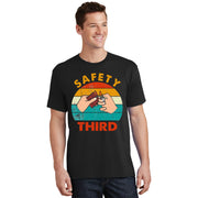 Warning Fireworks Firecrackers Safety Third 4th Of July T-Shirt