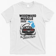 Woodward Muscle 2025 The Burnout Begins T-Shirt
