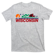 Wisconsin State License Plate T-Shirt