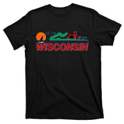 Wisconsin State License Plate T-Shirt