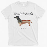 Weenie The People Funny Dachshund 4th Of July USA T-Shirt