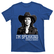 Woman Voting President IM Speaking Kamala Harris America Premium T-Shirt