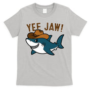 Yee Jaw Cowboy Old Western Shark T-Shirt
