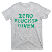 Zero Lucks Given Vintage St Patricks Day T-Shirt