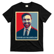 Zohran Mamdani Vintage Poster Design T-Shirt