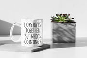 3rd Anniversary Gift for Him 3 Year Anniversary Funny Mug Husband Anniversary Gift for Her Three Year Gift for Wife Anniversary Coffee Mug