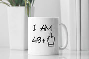 50th Birthday Gift Funny 50 Year Old Gift 50 Year Old Gif Coworker Gift 50th birthday mug Fifty Birthday Mug I am 49 Mug