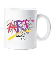 Art Monkey Mug Artist Cup Gift Friend Christmas Birthday Present