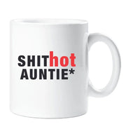 Auntie Mug Shit Hot Auntie Gift Cup Present Birthday Christmas
