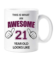 Awesome 21 Year Old Mug 21st Birthday Present Gift Idea Cup