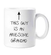 Awesome Grandad Mug This Guy Is An Awesome Grandad Ceramic Novelty Present Gift Mothers Day Cup Present