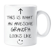 Awesome Grandpa Mug V2 This is What an Awesome Grandpa Looks like Ceramic Novelty Present Gift Mothers Day Cup Present
