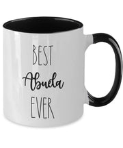 Best Abuela Ever Mug Abuela gift ideas from granddaughter grandson Abuela coffee cup  Christmas gift for Hispanic  grandmother Birthday