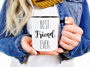 Best Friend Ever mug Rae Dunn inspired Best Friend gift birthday gift ideas for women personalized friendship gift for women coffee mug