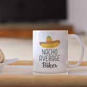 Biker Gift Mugs For Bikers Nacho Average Biker Mug Biker Gifts For Men Biker Dad Gifts Biker Chick Gifts Biker Novelty Gifts