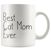Cat Gifts for Women Unique Cat Mom Gift Best Cat Mom Ever Mug Mother39s Day Gift Cat Lover Gifts for Women Cat Coffee Mug Tea Cup White