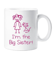 Cat I'm The Big Sister Mug Childrens Gift New Born Gift Birthday Present Pet