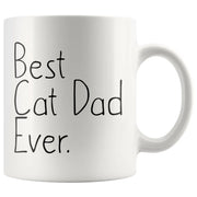Cat Lover Gifts Unique Cat Dad Gift Birthday Cat Dad Best Cat Dad Ever Mug Father39s Day Gift Pet Owner Rescue Gift Coffee Mug Tea Cup White