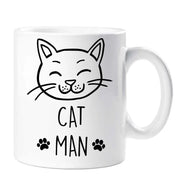 Cat Man Mug Mothers Day Birthday Christmas Pet Present