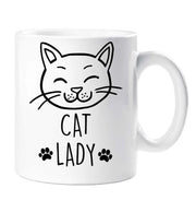 Cat Mug Cat Lady Birthday Christmas Pet Present