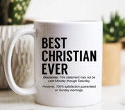 Christian Mug Best Christian Ever Funny Christian Gift Priest Mug Christian Coffee Mugs Priest Gifts Pastor Gifts Easter Gifts