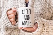 Coffee And Goats Mug Goat Gifts Goat Mug Goat Lover Gift Goat Mom Funny Goat Cup Mugs With Sayings