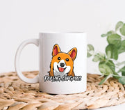 Corgi Mug Corgi Dog Gift Corgi Gifts Corgi Art Feeling Corgeous Corgi Coffee Mug Pet Corgi Dog Owner Gift Corgi Owner Corgi Lover