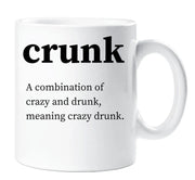 Crunk Mug Urban Dictionary Definition Funny Novelty Ceramic Cup Gift Friend