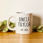 Custom Uncle Mug Uncle Gift Est 2023 New Uncle Gift Best Uncle Uncle Christmas Gift Uncle Coffee Mug Gift From Niece Pregnancy Funcle