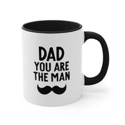 Dad Christmas Gifts  Dad You Are The Man Funny Coffee Mug  Gift from Daughter Fathers Day Gift for Dad Dad Mug Best Dad Ever Present