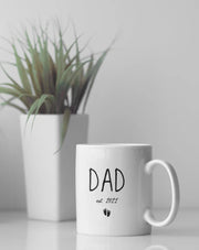 Dad Est 2021 Mug Coffee Mug for New Dad Dad-to-Be Gift New Father Gift Idea Gift for New Dad