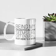 Daughter In Law Gifts Daughter In Law Christmas Best Daughter In Law Present Funny Daughter In Law Gift Coffee Mug Wedding Gift