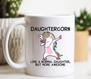Daughter Mug Daughtercorn Mug Daughter Gift Unicorn Daughter Mug Daughter Coffee Mug Gift for Children Daughter Birthday