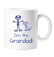 Dog I'm The Grandad Dad Mug Family Gift Cup Stick People Ceramic New Dad Baby Present