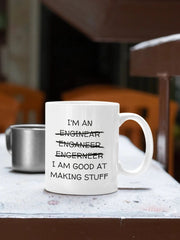 Engineer Gifts Funny Coffee Mug Mechanic Engineer Gifts For Men Co-worker Gift Unique Coffee Mug Funny Mug for Dad