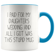 Father Of The Bride Mug Wedding Mug for Father of the Bride Gift For Dad Engagement Gift Thank You Gift For Dad Custom Father Mug