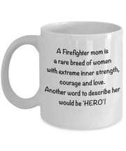 Firefighter mug Fireman Mom gift  inspirational men super hero personalized gifts gift for firefighter mom gift for her gift for mom mugs