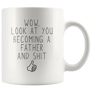 Funny New Dad Gift First Fathers Day Gift New Father New Daddy New Baby Gift for Father Gift from Baby Gift for New Dad From Wife Mugs