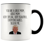 Funny Trump Mom Coffee Mug Mother39s Day Gift from Daughter from Son President Donald Trump Themed Gag Gift for Mom Mothers Day Novelty Cup