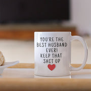 Gift for husband husband gift father39s day gift gift from wife husband birthday husband Christmas husband coffee mug best husband mug
