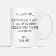 Grammy Gifts Personalized Custom Name Mug Gifts for Grammy Funny Grammy Gift Idea Mothers Day Birthday Christmas Best Grammy Ever Grandma