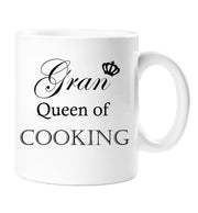 Gran Mug Gran Queen Of Cooking Mug Mothers Day Birthday Ceramic Gift Idea Cup