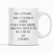 Granddad Gifts Personalized Custom Name Mug Gift for Granddad Funny Granddad Gift Idea Fathers Day Birthday Christmas Best Granddad Ever