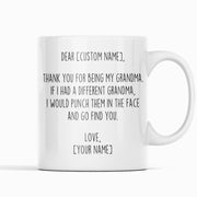 Grandma Gift Personalized Custom Name Mug Gifts for Grandma Funny Grandma Gift Idea Mothers Day Gifts Birthday Christmas Best Grandma Ever